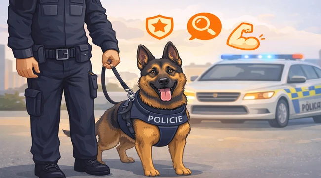 Policejní psi: jak fungují, co umí a proč jsou tak nabušení parťáci